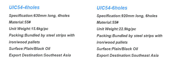 UIC54轨道接头出售