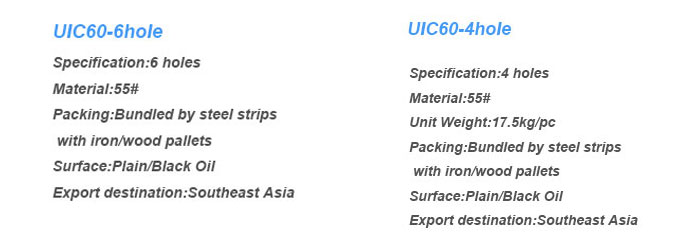 UIC60轨道接头出售